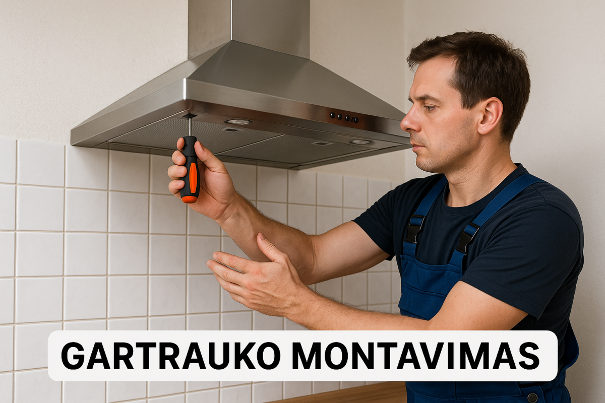 Gartraukio montavimas