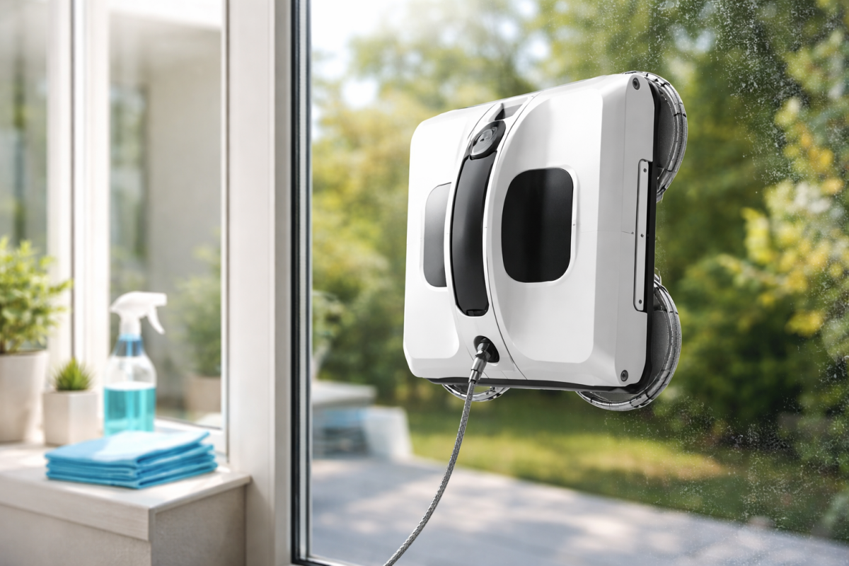 Kaip naudotis langų valymo robotu